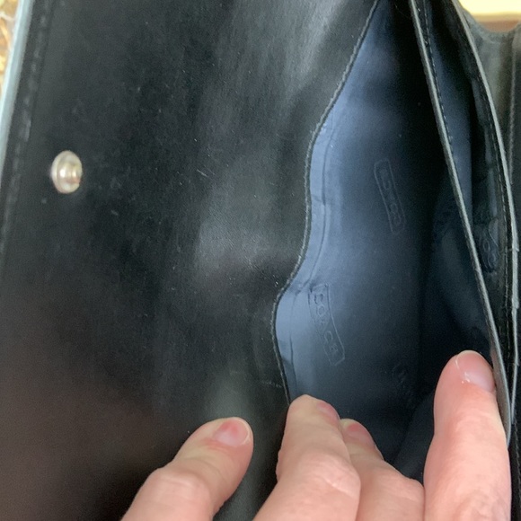 Coach long wallet with check book cover - Picture 6 of 16